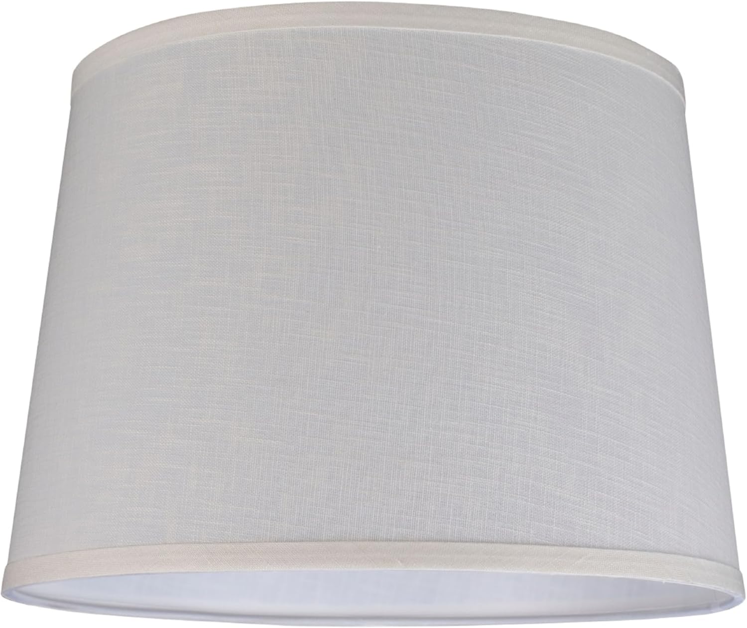 Aspen Creative 32052A Transitional Hardback Empire Shaped Spider Construction Lamp Shade in Off White, 12" Top x 14" Bottom x 10" Slant Height