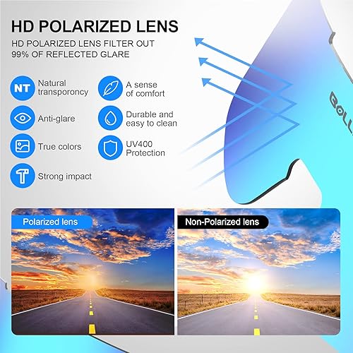 Miniatura 5 de Gafas de sol deportivas polarizadas para hombres, mujeres, jóvenes, béisbol, pesca, correr, ciclismo, golf, trekking TAC