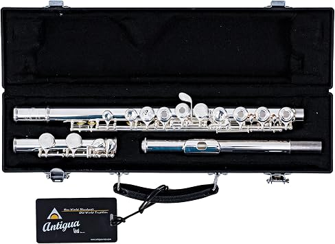 Antigua Vosi FL2410SL Silver Plated Open Hole Flute with Case