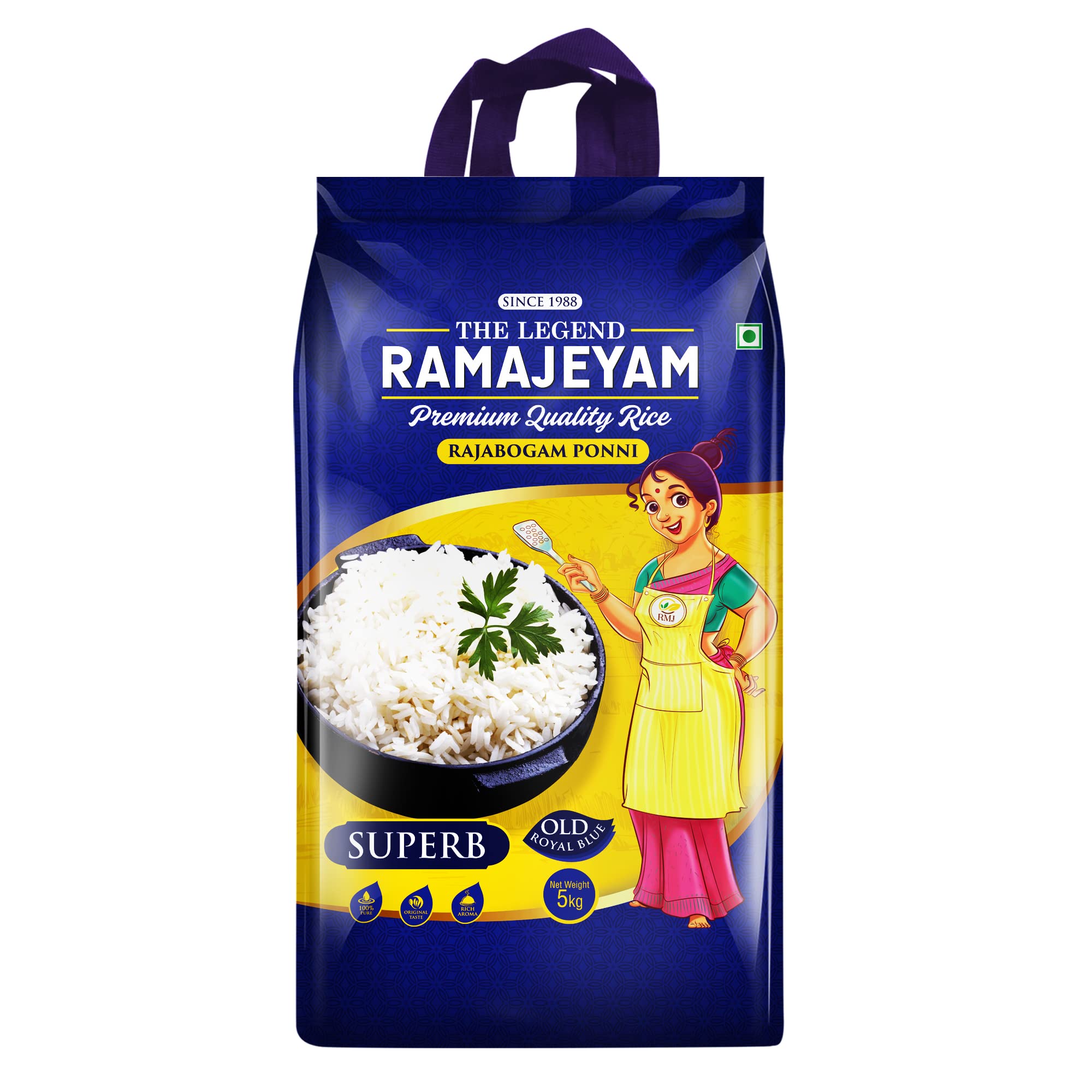 Rajabhogam Ponni Boiled Rice 5Kg (B0D83FCL11) Amazon Price History, Amazon Price Tracker