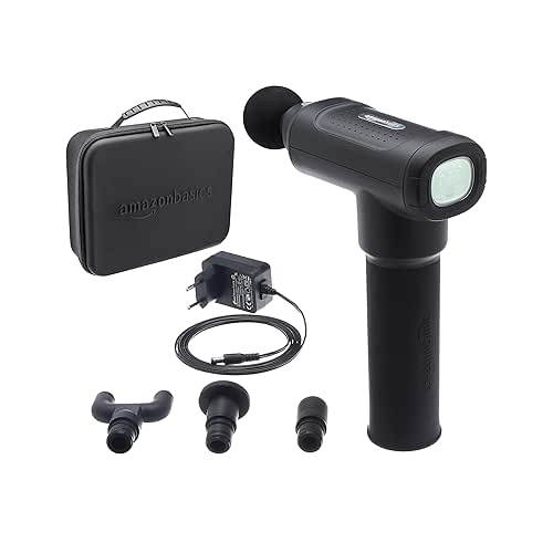 Amazon Basics Pistolet de massage à percussion, massage professionnel des