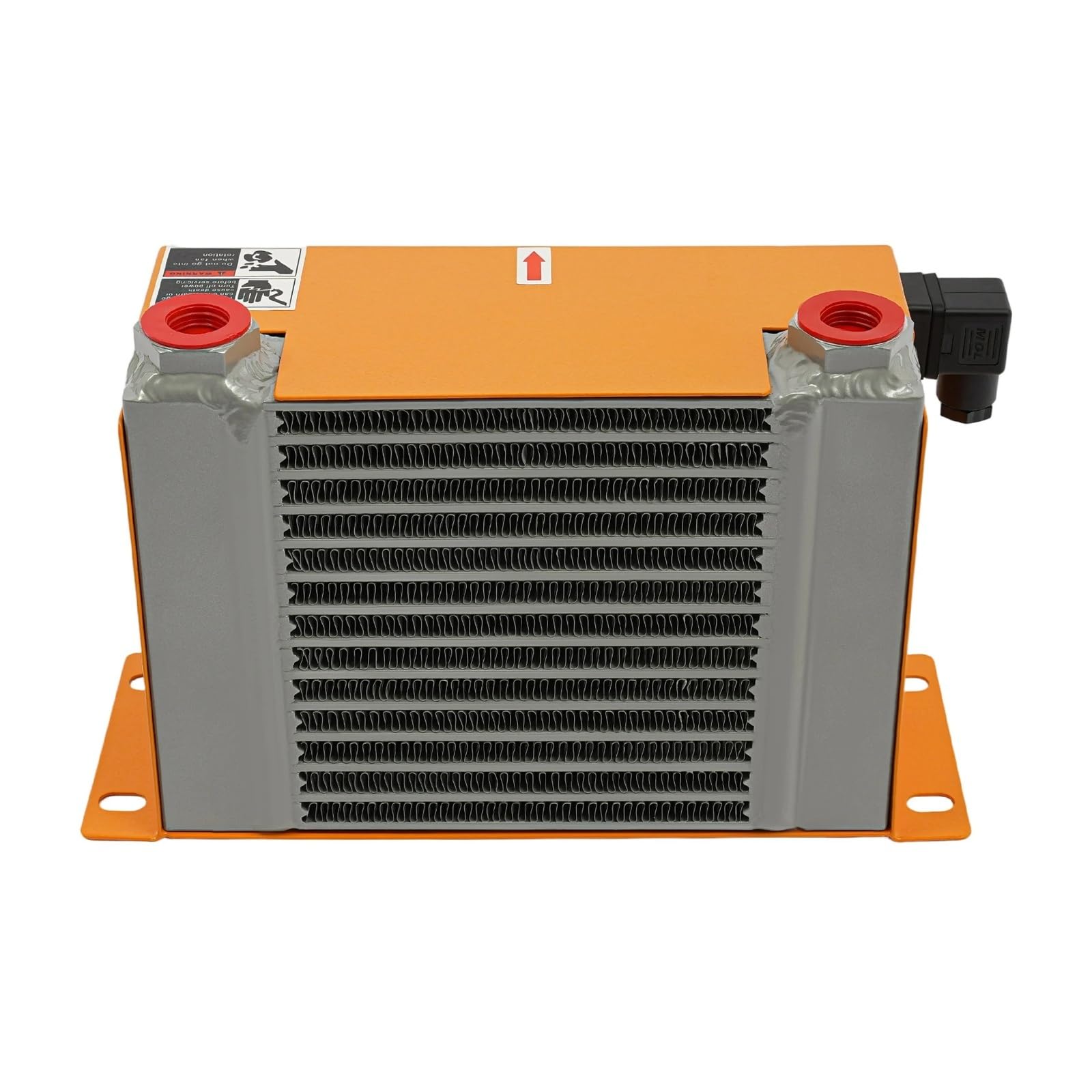 AH0608T 0L/Min 2300Kcal/H Radiatore dell'olio idraulico, Radiatore dell'olio motore interamente in rame, Radiatore compatto for impianto idraulico e lubrificazione Sostituzione