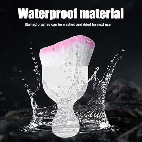 Vista 30 de Ziciner Cepillo de detalles para automóvil, cerdas suaves curvas, colectores de polvo de eliminación automática, tablero universal del vehículo