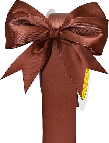 Miniatura 101 de Cinta de satén verde esmeralda de doble cara de 1-1/2 pulgadas x 50 yardas, cinta de poliéster verde esmeralda para envolver regalos, muy adecuada