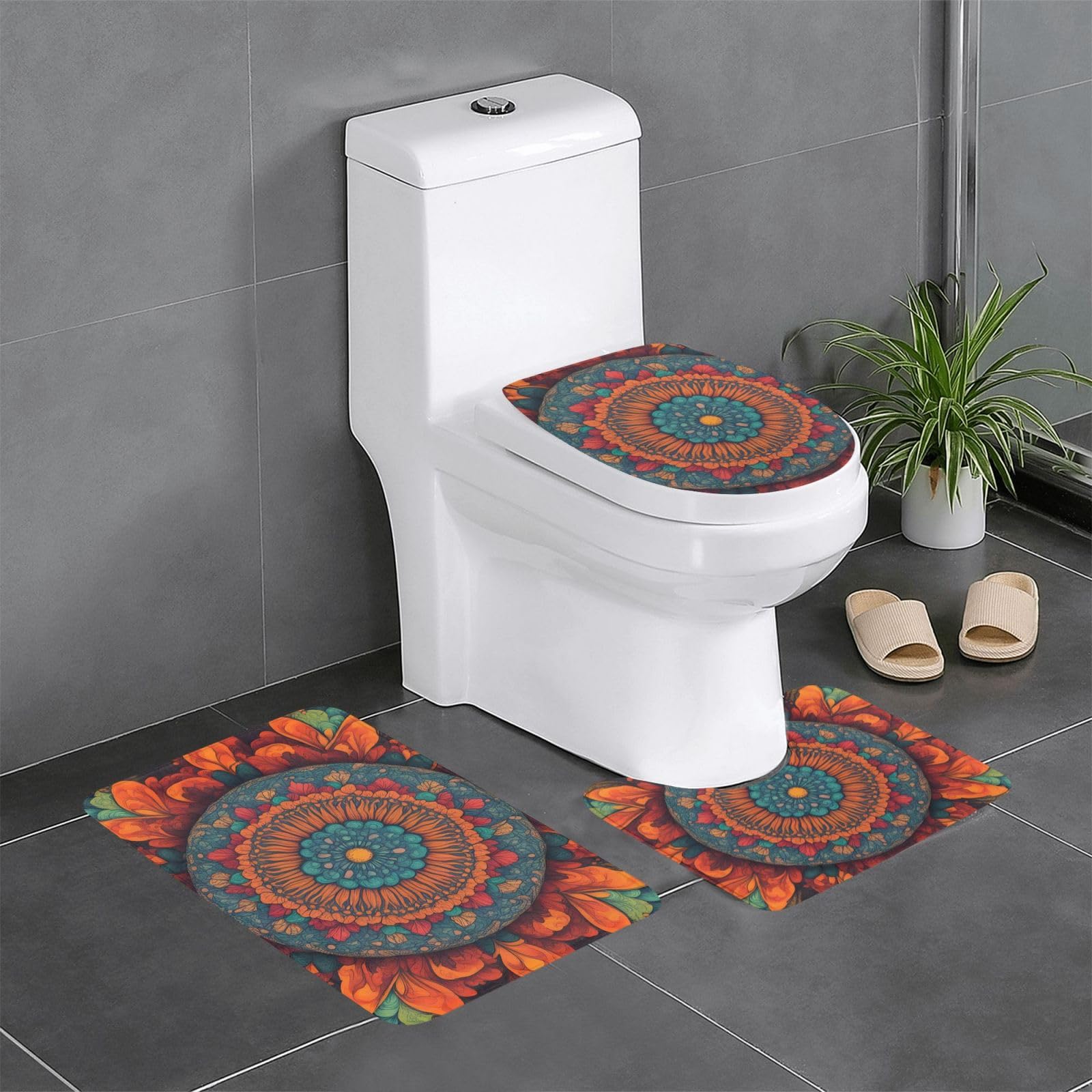 Tapis de salle de bain antidérapants pour des matins doux devant la coiffeuse
