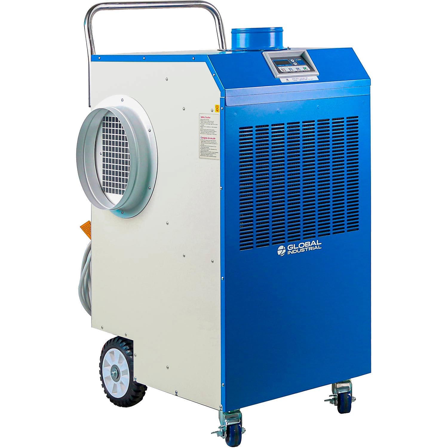 Global Industrial Outdoor Rated Portable Air Conditioner with Ducting 1 2 Tons 13700 BTU 315 Sq Ft Capacity