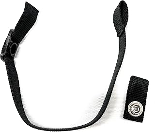 Hockey Helmet Chin Strap with Single Snap