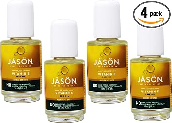 Jason Vitamin E Beauty 14,000 IU Skin Oil 1 oz Pack of 4