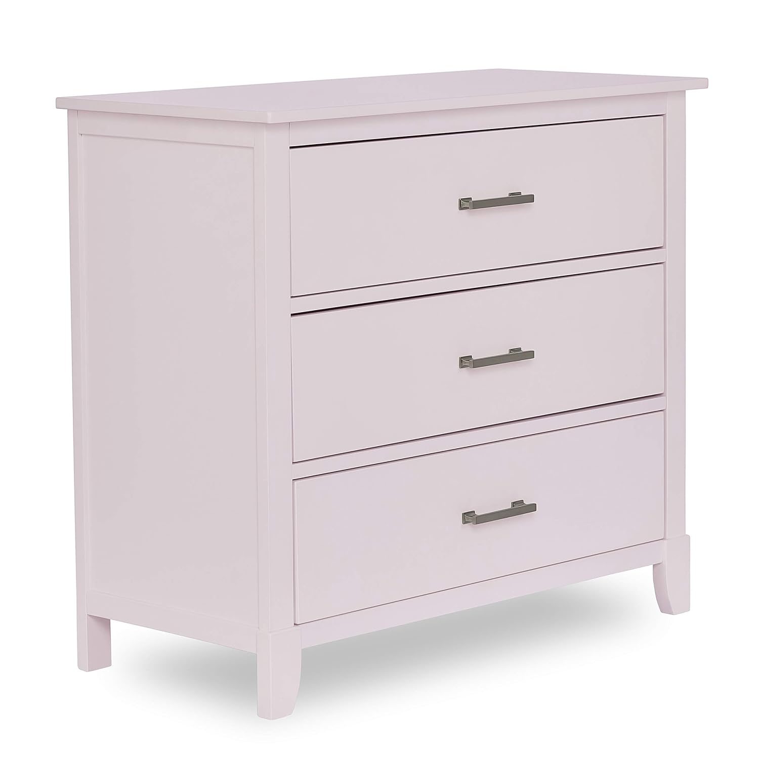 Dream on Me Universal 3 Drawers Chest | Kids Bedroom Dresser | Three Drawers Dresser Mid Century Modern, White: Baby