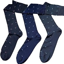 Infinity 6 paia Calze Lunghe Uomo Cotone Filo di Scozia Elasticizzato disegni moda pois Eleganti per Lavoro D'Ufficio, Calzini in Tessuto Fresco e Traspirante, Manifattura Made in Italy