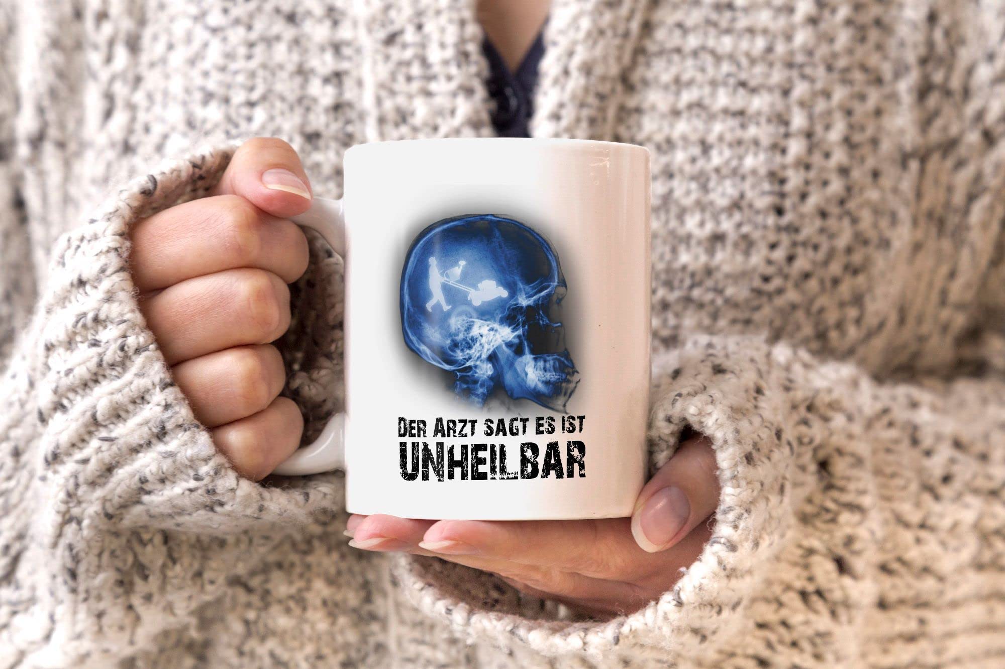 Damen T-Shirt Xray Der Arzt Sagt Es Ist Unheilbar Hobby Röntgenbild