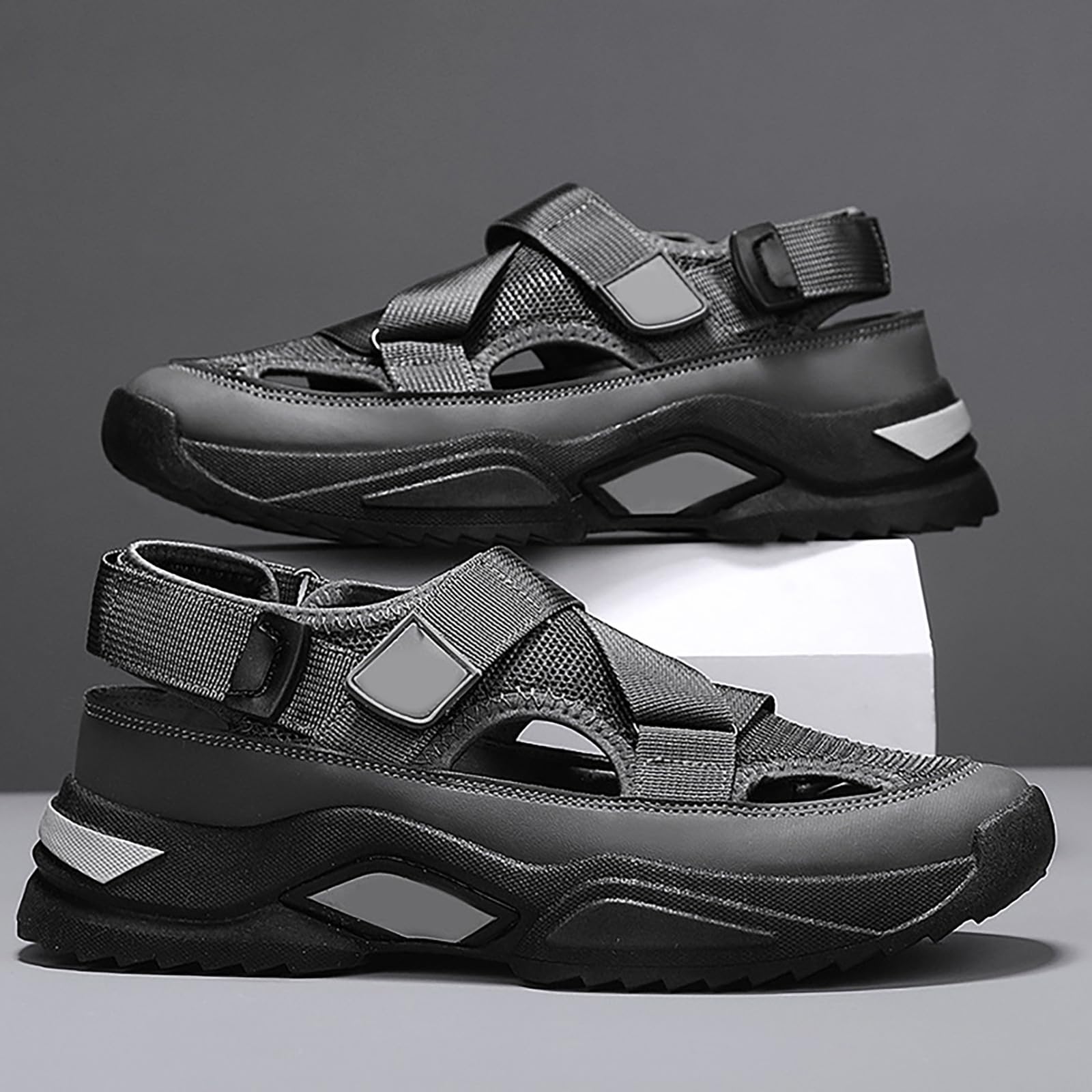 Sandalias Hombres Verano Exterior Senderismo Zapatos Trekking Casual de Montaa Playasandalia deportivaInformal y desenfadado