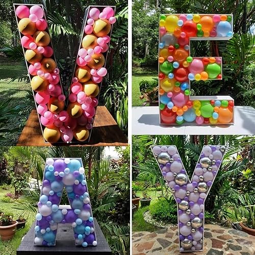 Miniatura 5 de Marco de globos de mosaico de marquesina grande de 3 pies, tablero de espuma precortado, kit de bricolaje para fiesta de cumpleaños, boda,