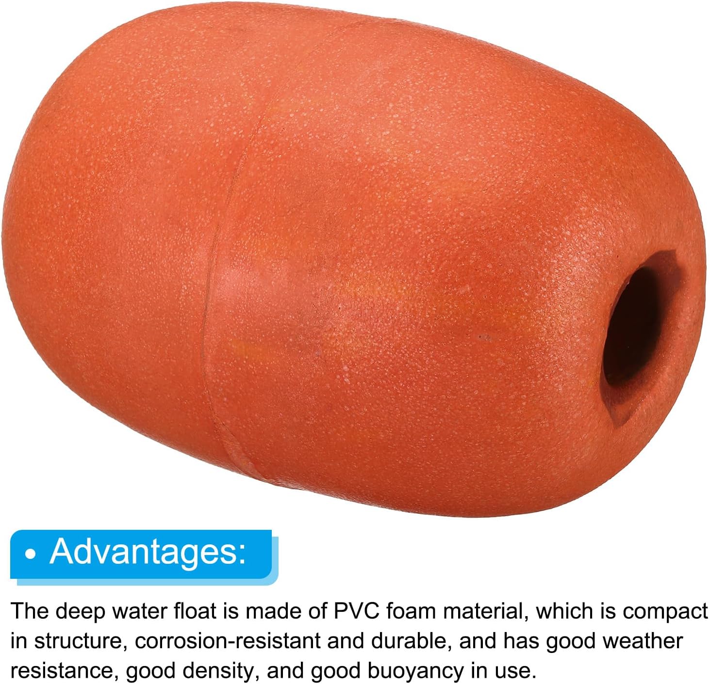 PATIKIL Rope Float Buoy, Deep Water Floats Rope Float Buoy Great for Trail Markers Dock Floats Kayak Boats