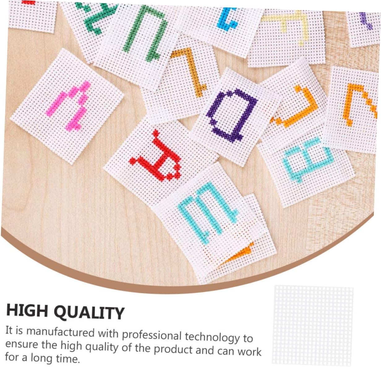 DOITOOL 25pcs Mesh Plastic Canvas Sheets for Cross and Crafting for Embroidery and Boys and Girls Projects Smooth for Easy Cutting and