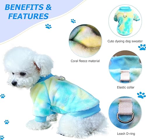 Miniatura 2 de Suéter para perro, suéteres para perros pequeños, ropa para perros pequeños, hembra, niño, ultrasuave y cálido, suéter para cachorros, gatos,