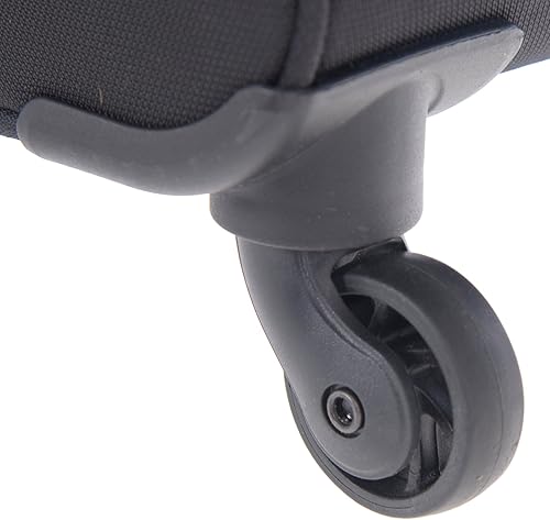 Miniatura 7 de Renwick Equipaje ligero con ruedas multidireccional de 4 ruedas, 3 piezas, color negro.