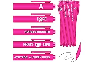 Premium Items for Breast Cancer Awareness: Ireer 100 Pcs Breast Cancer Ballpoint Pens