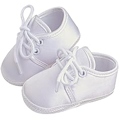 Baby Boy Shoes Walking White Infant Newborn Shoes Booties Easter Baptism Christening Outfits Gifts for Boys Girls