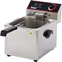 Vista 7 de Winco EFT-32 freidora eléctrica de cubierta, doble