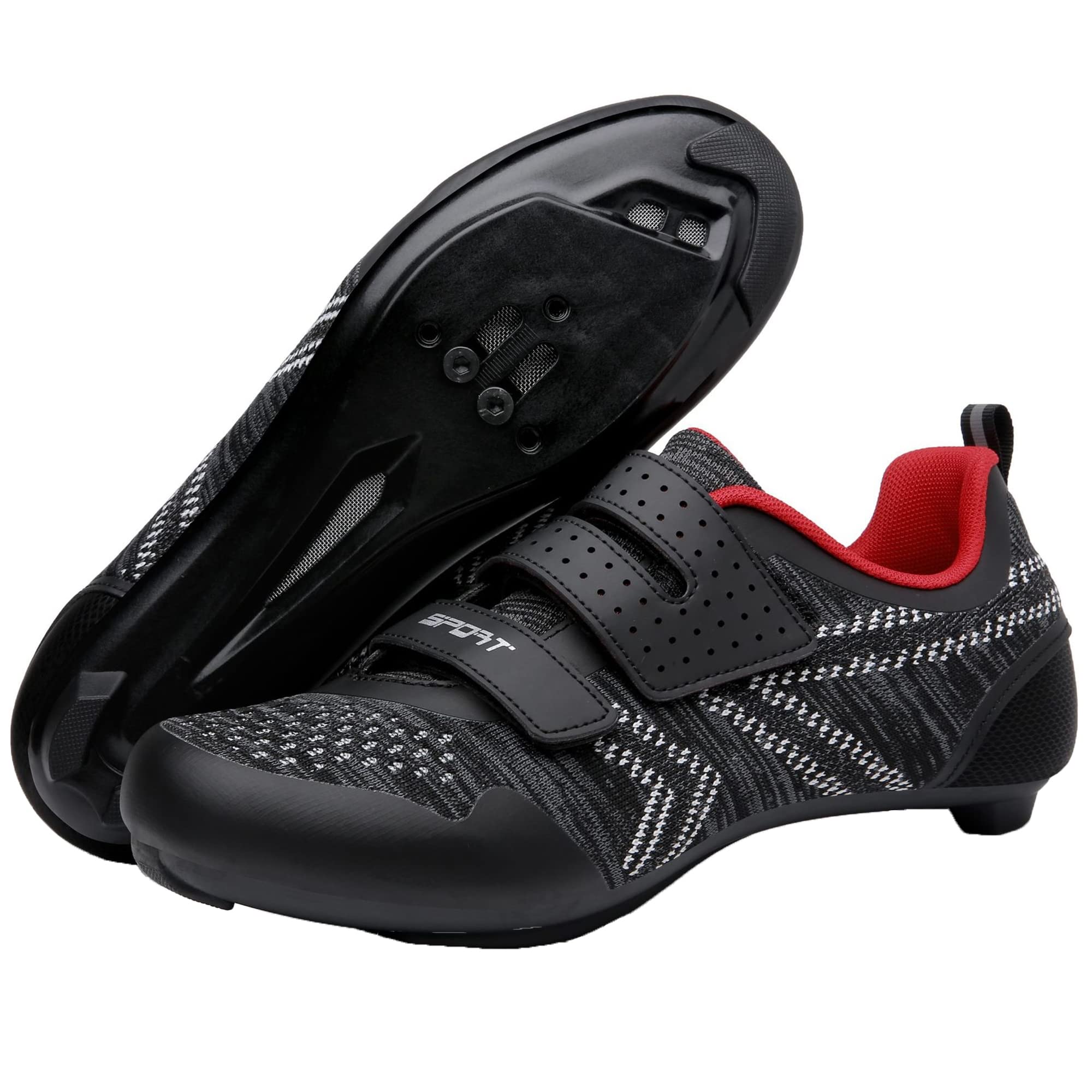 Rowerowe buty szosowe Męskie buty rowerowe kompatybilne z Pelotonem do rowerów halowych Pedały z wyglądem Delta Cleats
