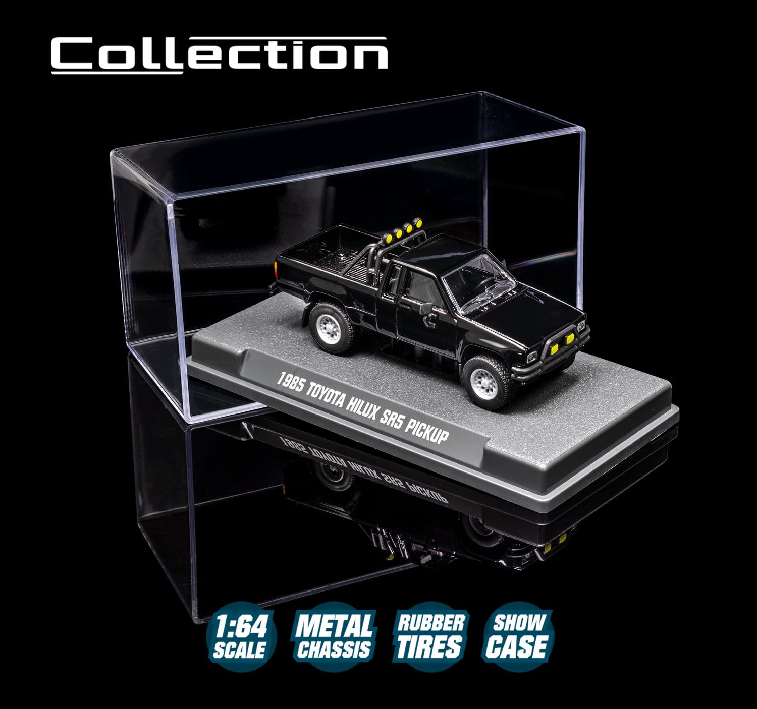 Amazon.com: Jada Majorette Collection – 1985 Toyota Hilux SR5