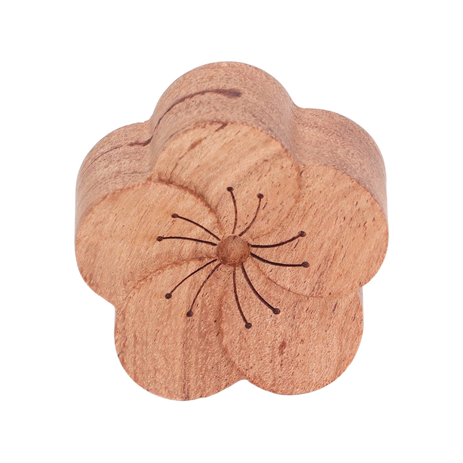 Essential Oil Car Dyfuzor Plum Flower Shape Simple Compact Rosewood Materiał Dyfuzor do codziennego użytku w samochodzie i domu, zestaw 8 szt