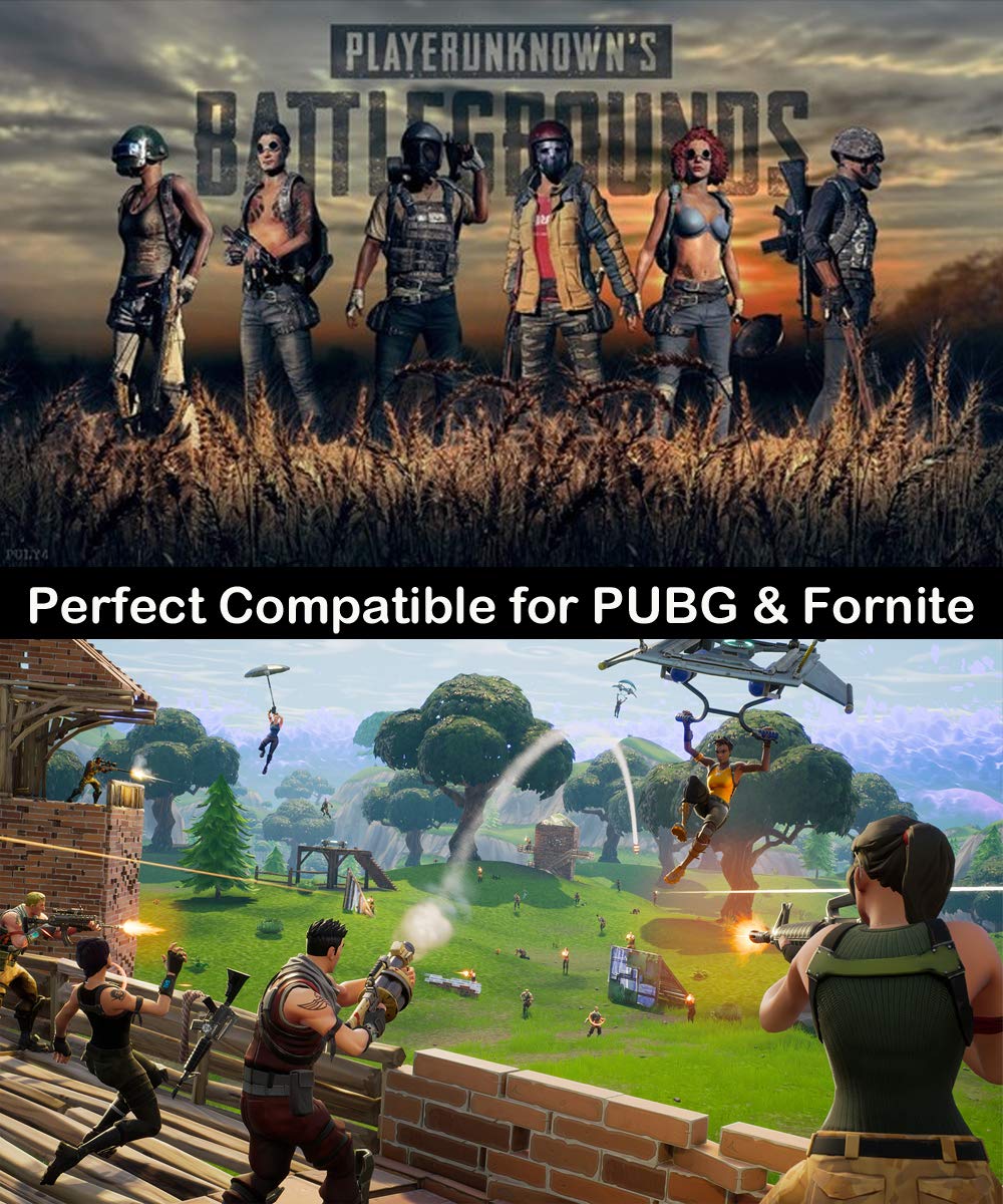 Mobile Controller Gamepad, Megadream Key Mapping Gaming Joysticks Trigger for PUBG/Call of Duty & More Shooting Fighting Racing Game, for 4-6 inch Android Phone Tablet Samsung Huawei Xiaomi