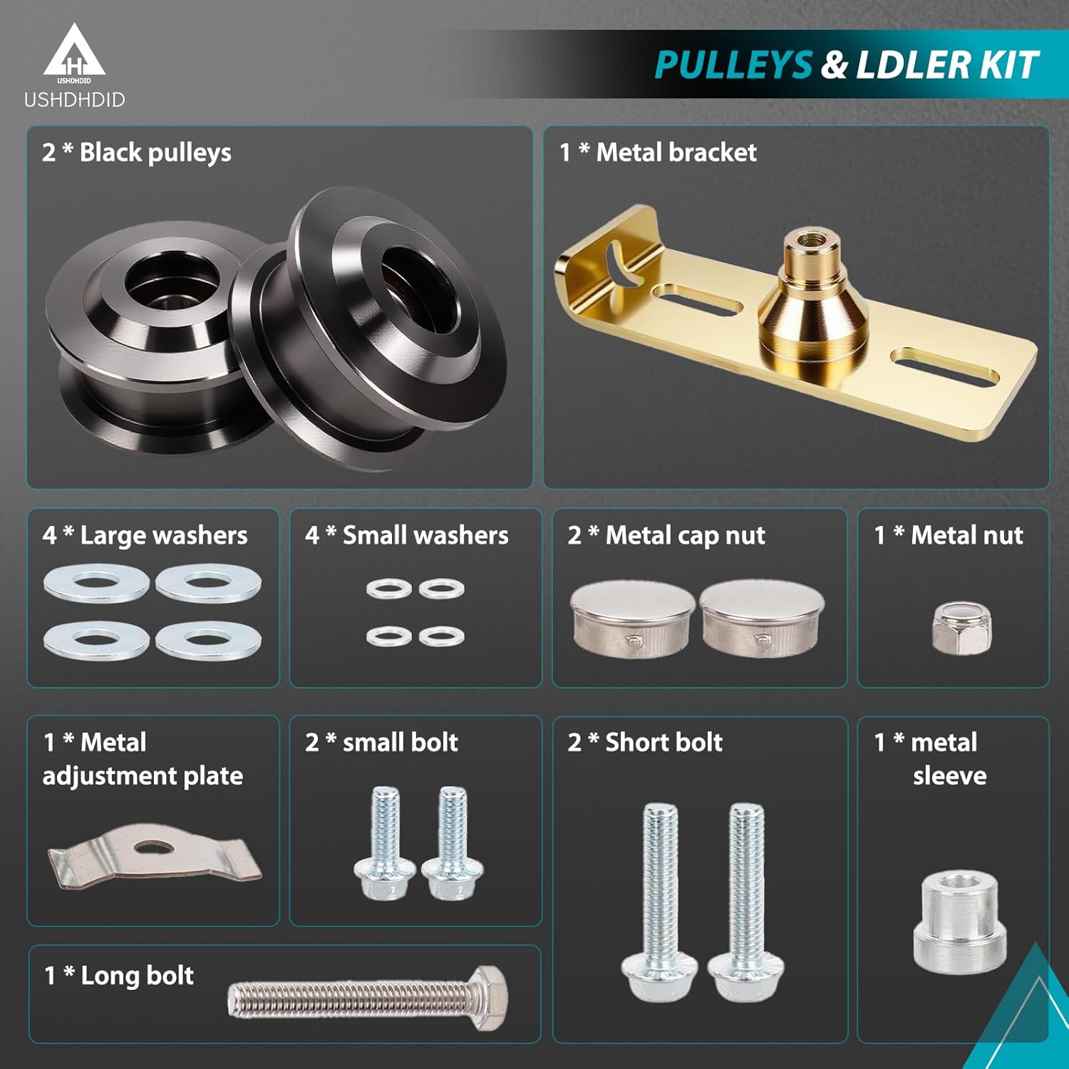 126-7890 Pulleys & Idler Kit Compatible with Toro/Exmark 126-7890 126-5880 126-0316 131-4506 131-4509 Lawn Mower - Fits Model 20975 20977 22205TE 22207 22210 22215 22225 22235