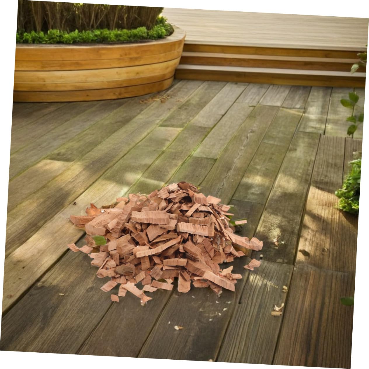 BESTonZON Chip Legno per Bbq Chips Mela Naturali per Affumicatura Aromatizzanti per Grigliate all e Accessori per Barbecue con Aroma Frutta Autentica