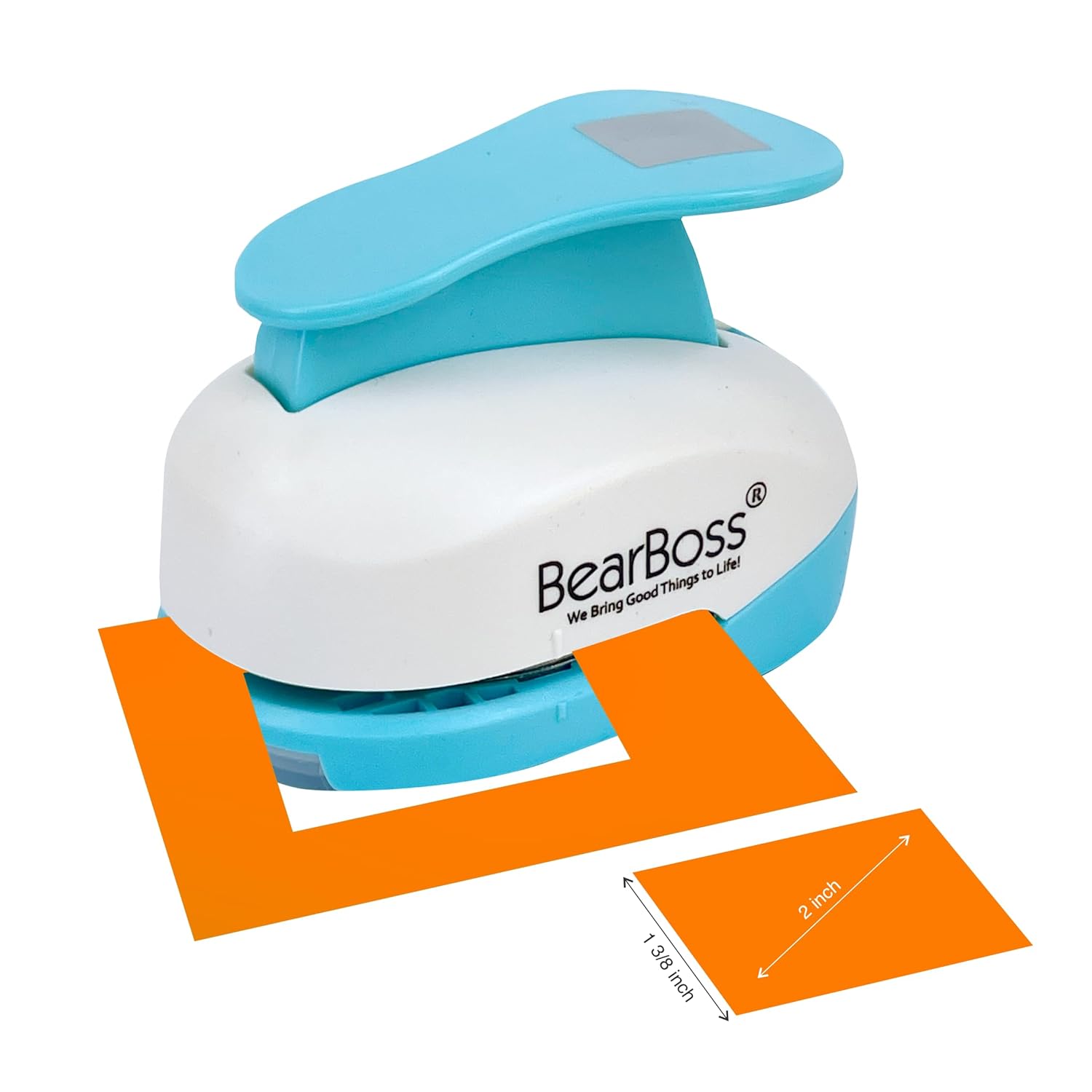 BearBoss 5 Star Paper Punch, Handmade Scrapbook Paper Puncher, Different Size of Scrapbooking Punches Crafting Designs for Office Supplies, Card Making, DIY Albums Photos, Classic White