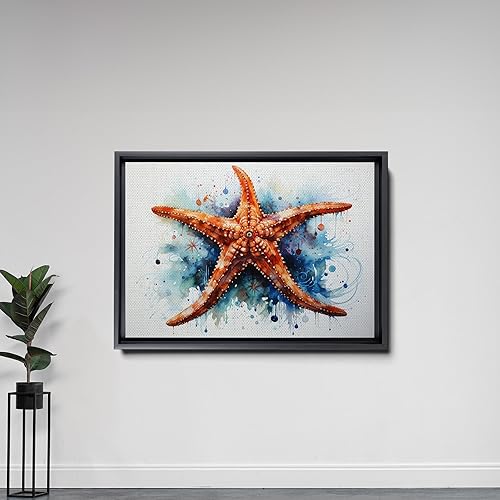 Miniatura 5 de Starfish and Seashell Photo Nature canvas print Sea Beach Wall Art Blue Sea sand Home bathroom ocean sunset beach artwork Tropical Fish art