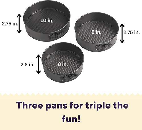 Miniatura 2 de Wilton Perfect Results juego de moldes, 3 unidades