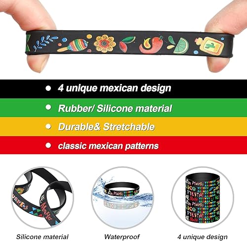 Miniatura 10 de Karenhi 96 pulseras de silicona de béisbol con temática de béisbol, pulseras motivacionales para fiestas de béisbol, regalos de premios para