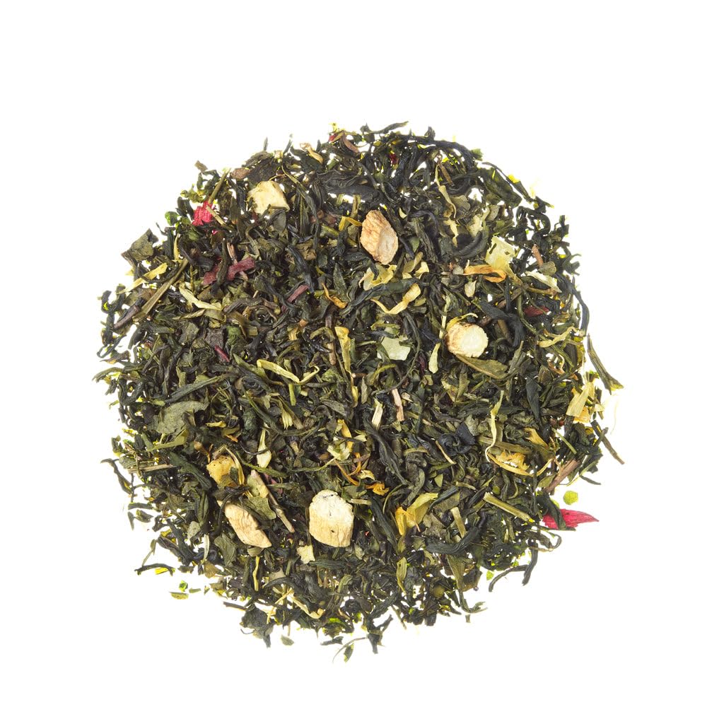TEA SHOP - Magic Mango Green Tea 500g - 250 Cups - Bulk Format - Green Tea - Leaves - With Mango and Moringa - Antioxidant - Cold Tea - Perfect for Summer — view 23
