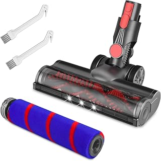Cepillo Compatible con Dysoñ v8 v7 v10 v11 v15 Alfombras Parquet Accesorios Recambios Repuestos Aspiradora Repuesto Piezas Motorhead Fluffy Aspirador Piso con 3 LED Cepillo Motorizado Eléctrico Turbo