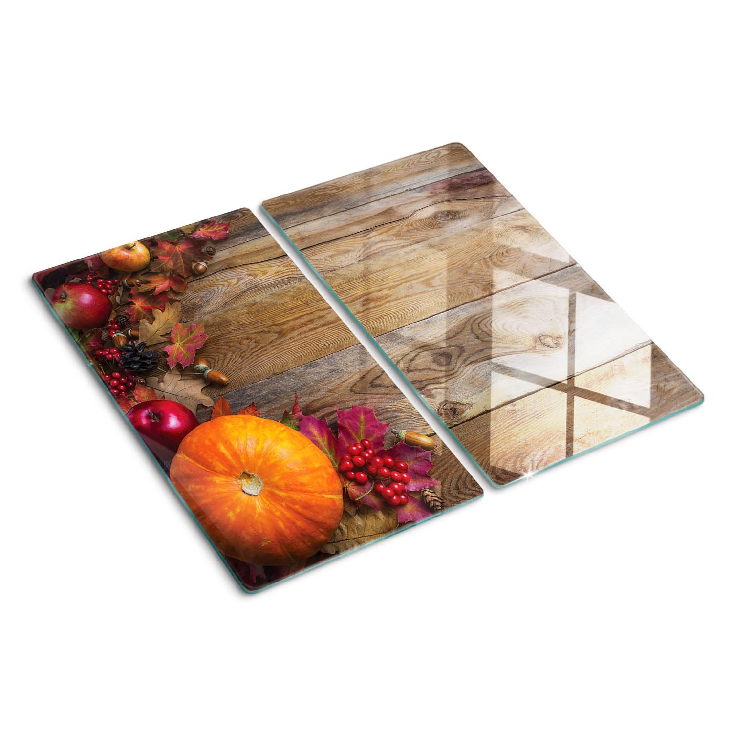 Planche en verre feuilles tropicales pour protéger vos plaques de cuisson