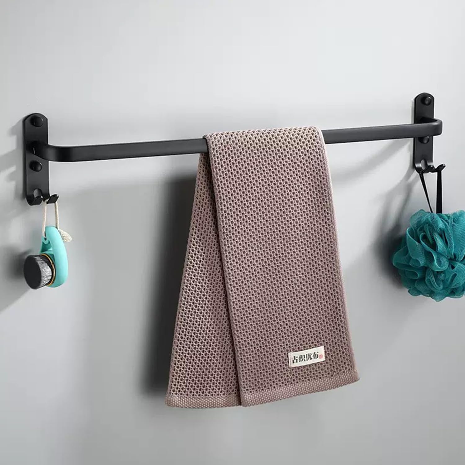 Towel Rail, 60CM Towel Rail Self Adhesive, Towel Rack Wall Mounted, Hand Towel Holder