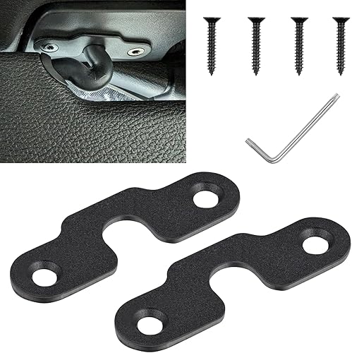 Kit de reparación de visera solar para Jeep, Clips de visera de acero inoxidable resistentes compatibles con Jeep Wrangler JK 2018 / JL 2018-2024 /