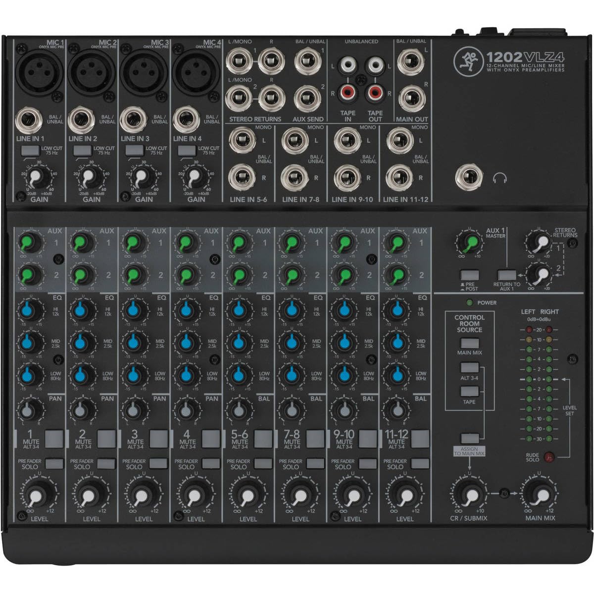Amazon.co.jp: MACKIE マッキー アナログミキサー 1202VLZ4 国内正規品 