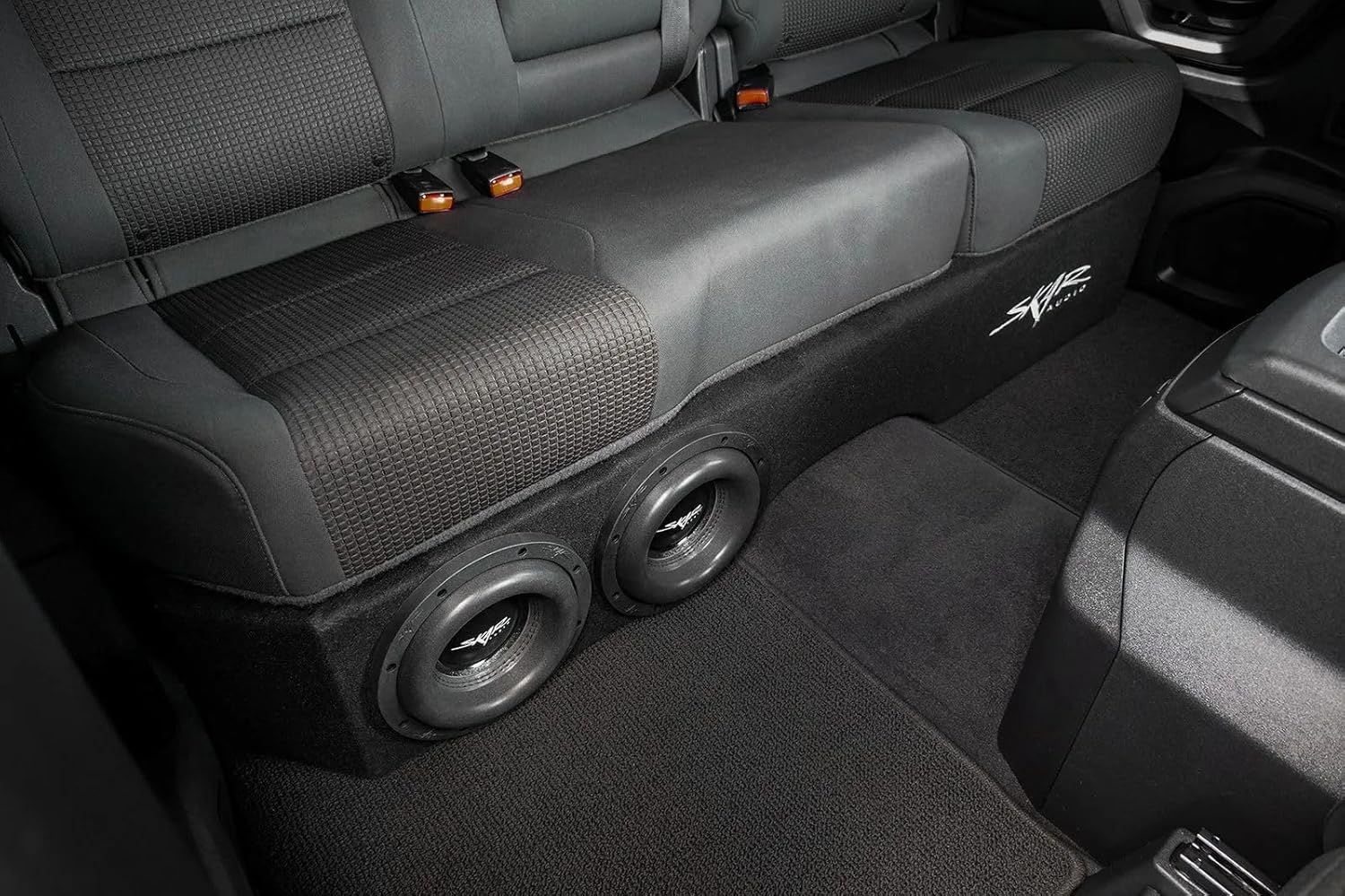 Skar Audio Dual 8" Loaded Ported Subwoofer Enclosure Compatible with 2004-2015 Nissan Titan Crew Cab Trucks