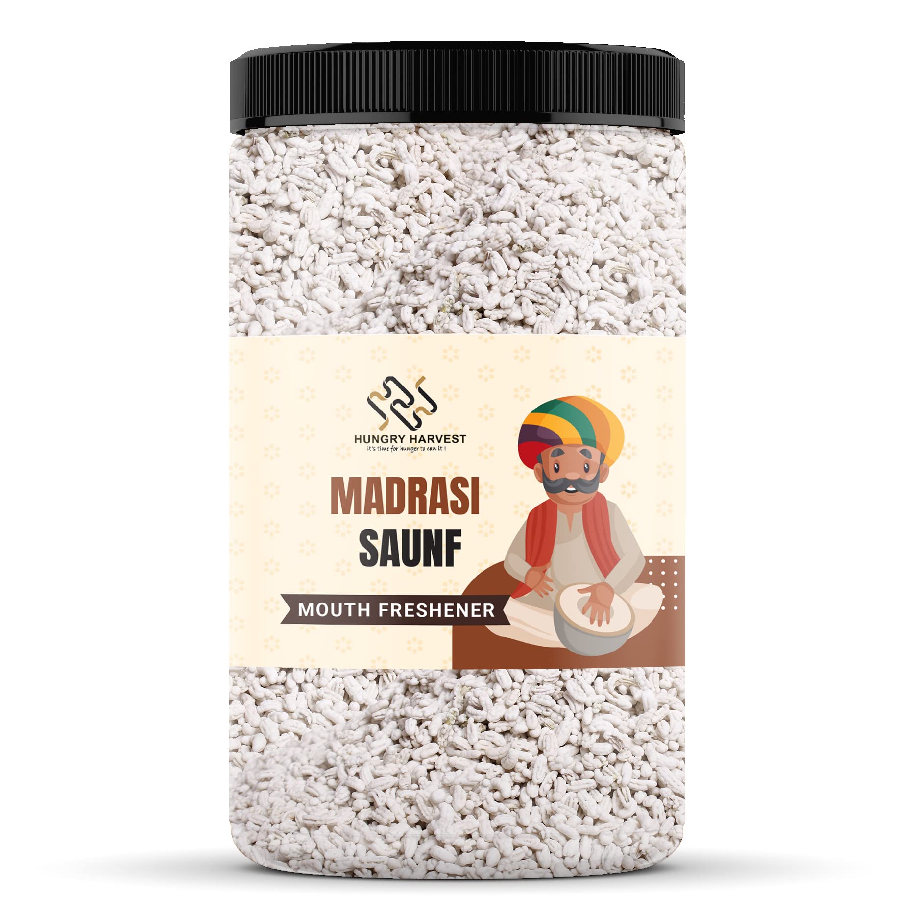 HUNGRY HARVEST White Sweet Mint Saunf Mukhwas 800 Grams | Madrasi Sounf Mouth Freshener [Jar Pack] (B0BTVYXS2Q) Amazon Price History, Amazon Price Tracker