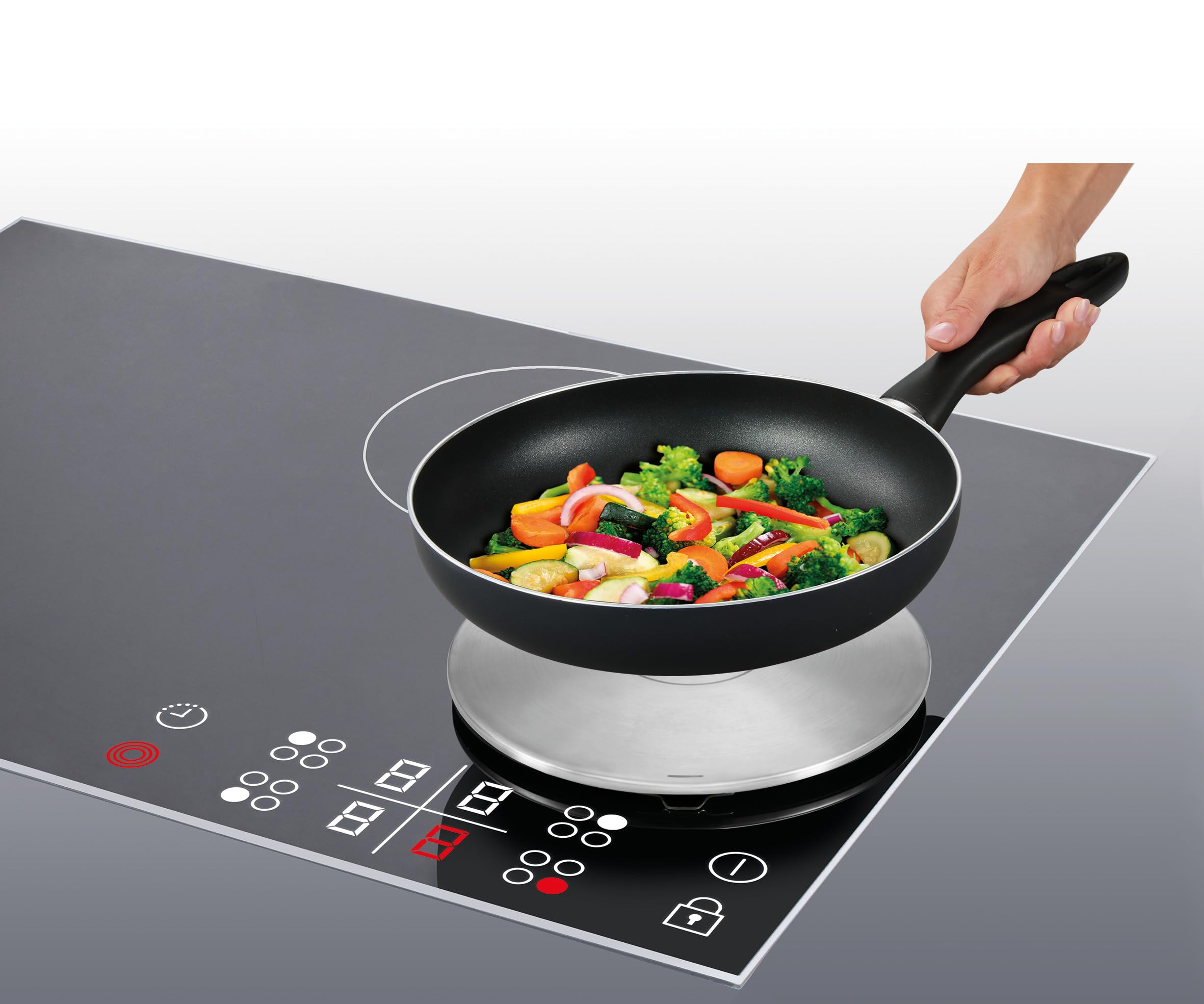 Tescoma Disco Adattatore per Piano Cottura a induzione GrandCHEF ø 21 cm, Acciaio Inossidabile