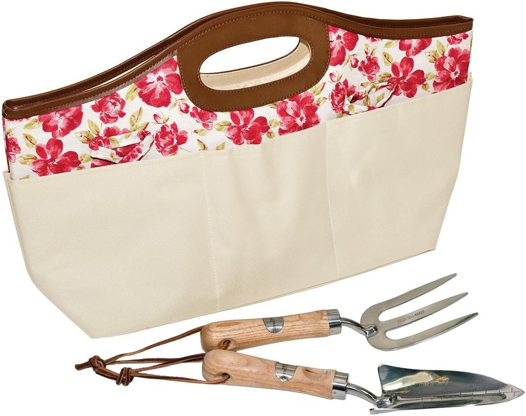 Laura Ashley 3A096750 Garden Tool Bag and Tools