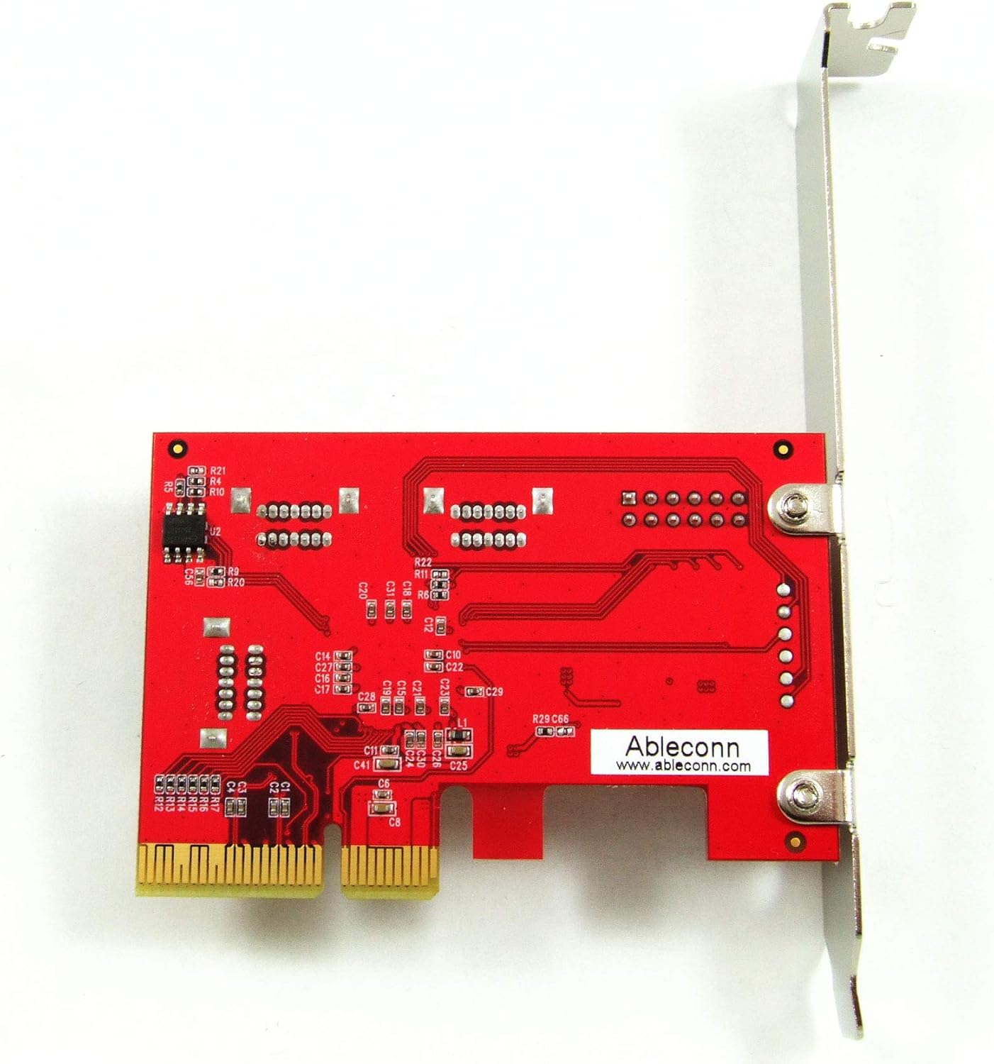 🛒 Crazy Deals Ableconn PEX-SA156 6-Port SATA 6G PCI Express x4 Host Adapter Card - AHCI 6Gbps SATA III Port-Multiplier PCIe 3.0 4-Lane Low Profile Controller Card (ASMedia ASM1166)