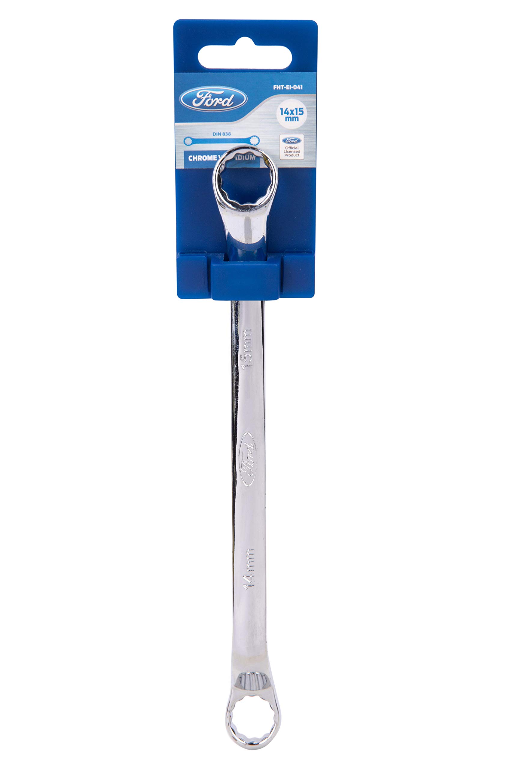 Ford Tools Fht-Ei-041 Chrome Vanadium 14X15 mm Double Ring Spanner