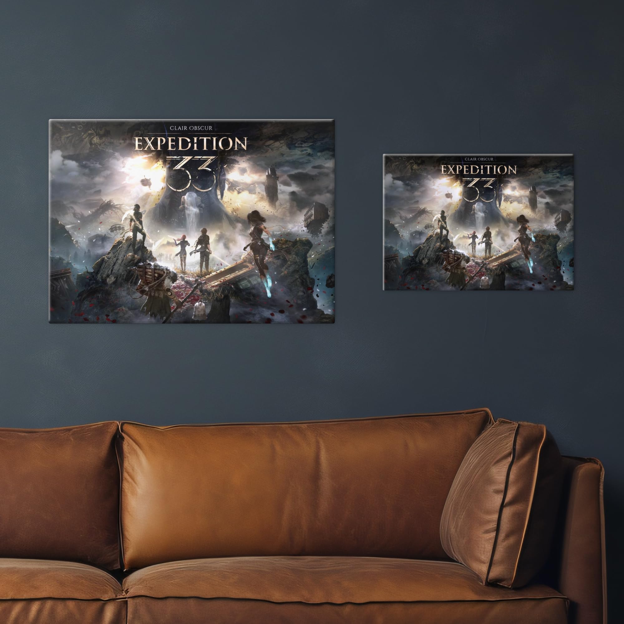 Displate Officiel Clair Obscur: Expedition 33 Poster - Métallique Fixation Magnétique Licence Officielle Image Affiche de Haute Qualité 45 cm x 32 cm