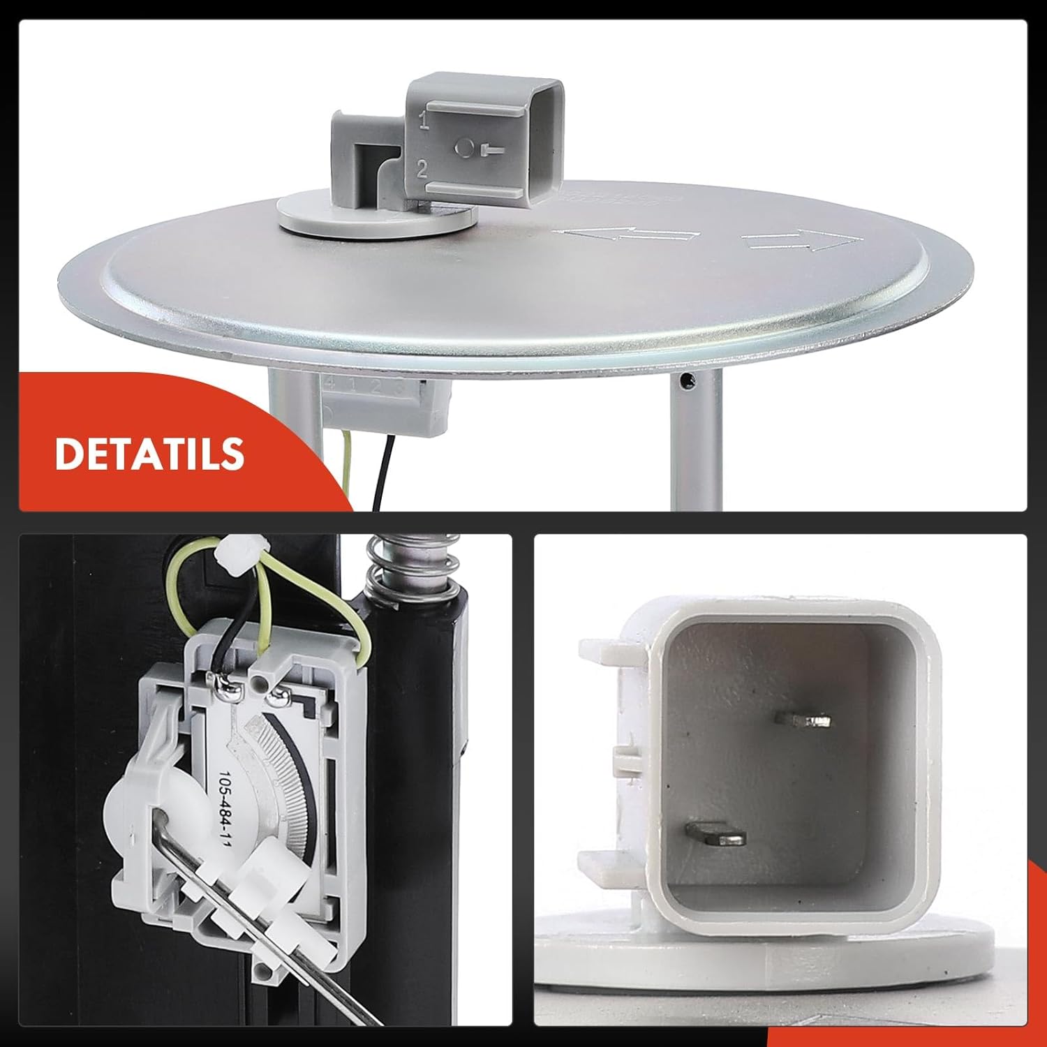 A-Premium Right Side Tank Sending Unit Compatible with Ford Mustang 2006 2007 2009, Replace# E2624A