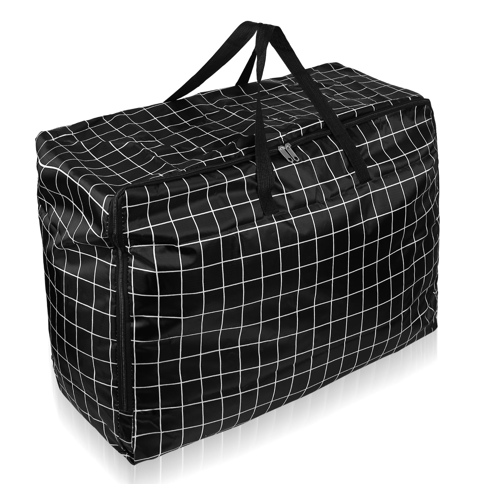 1 Pcs 105L Extra Large Storage Bags for Bedding, Waterproof Moving Bags for Clothes Duvets Quilts Pillows Blankets Packing Totes Moving House Christmas Storage and Organization Containers