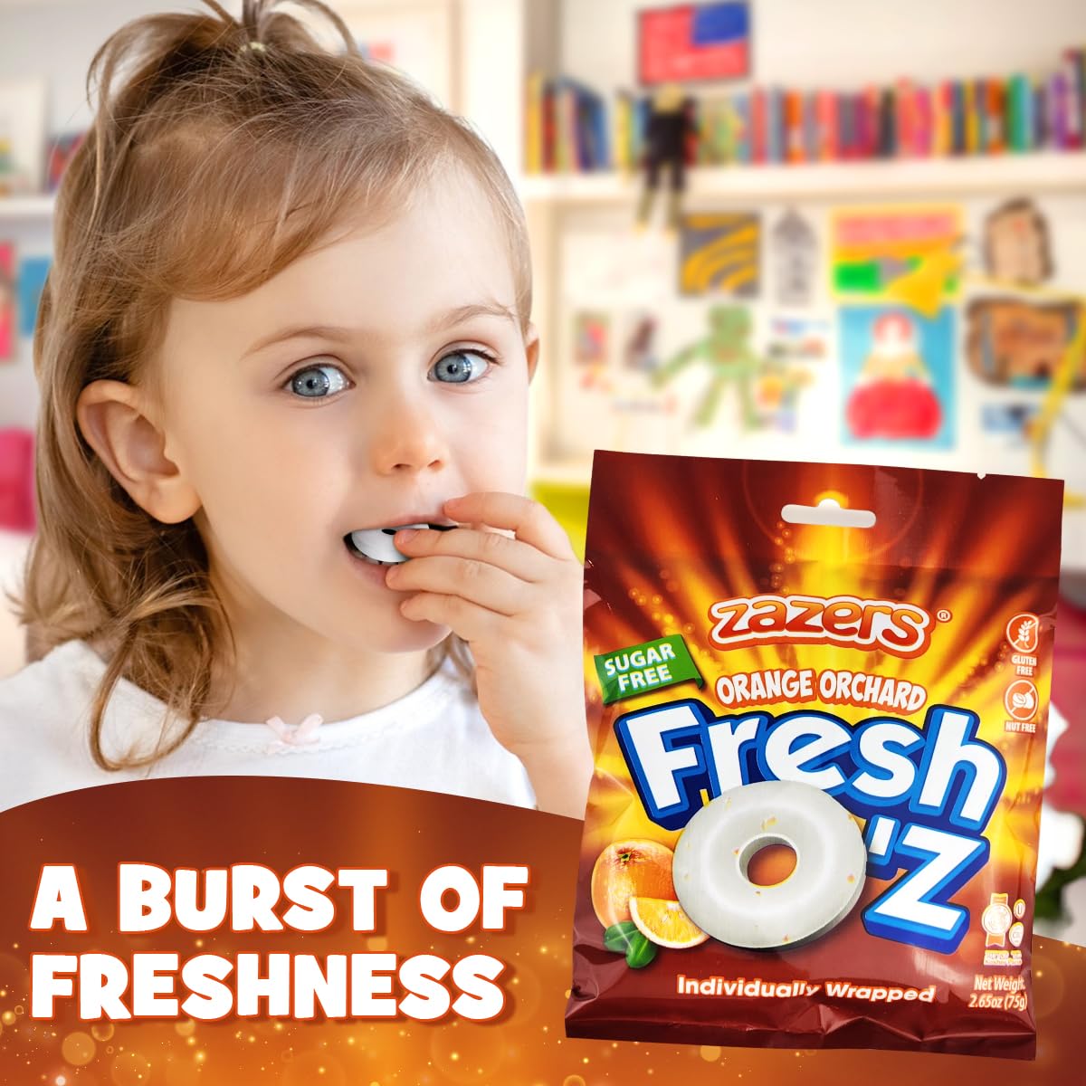 Amazon.com : Fresh Oz Orange Flavored Candy for On-the-Go